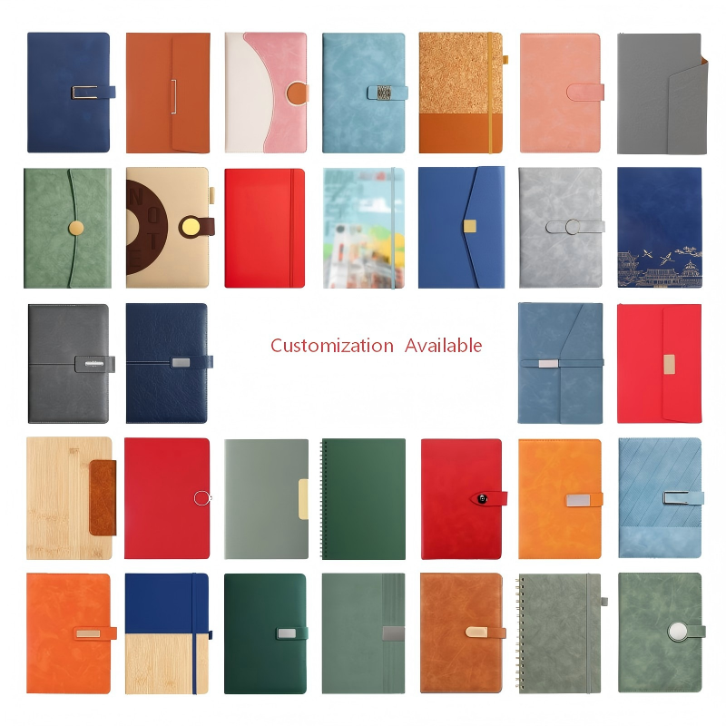 Customized PU notebooks,Available in multiple sizes.