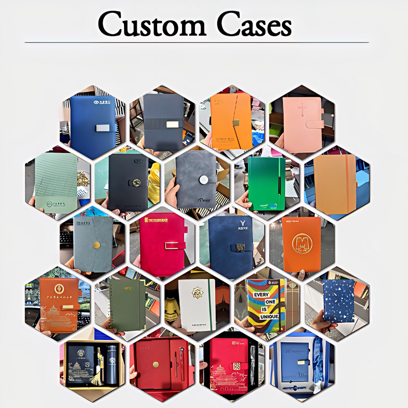 Customized PU notebooks,Available in multiple sizes.